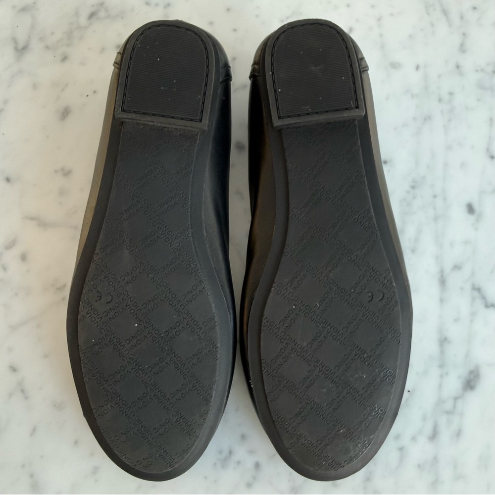 Vionic Carrol Ballet Flat Black Womens Size 7.5 Wide - Picture 11 of 12